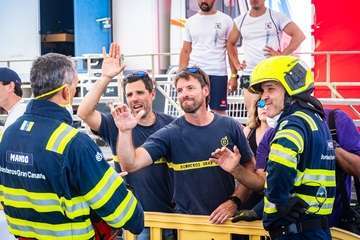 Los Bomberos de Gran Canaria se estrenan con un vehículo en vertical en el Encuentro Nacional de Rescate en Accidentes de Tráfico/TA.